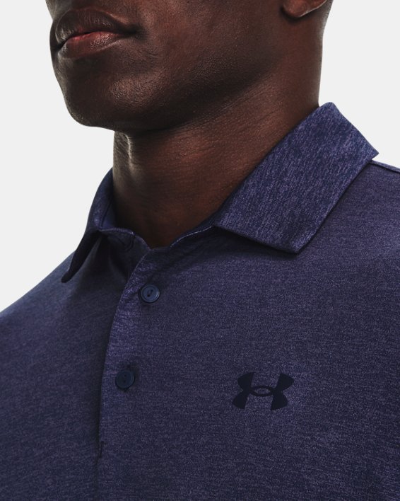 เสื้อโปโล UA Playoff 3.0 สำหรับผู้ชาย in Blue image number 3